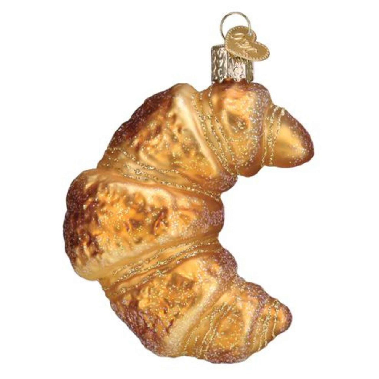 Old World Christmas 3.5 Inch Croissant Christmas Tree Ornament , Ornament French Pastry